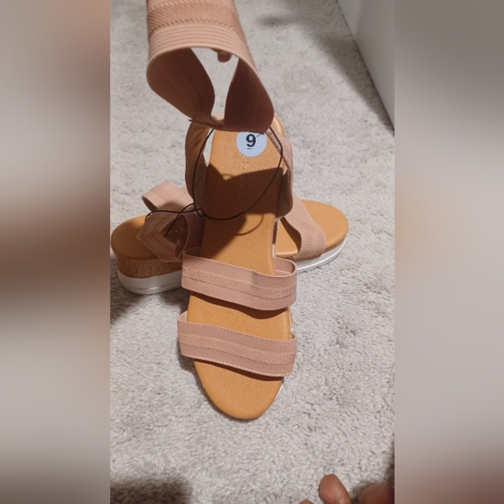 Never worn Olivia and Kate sandals